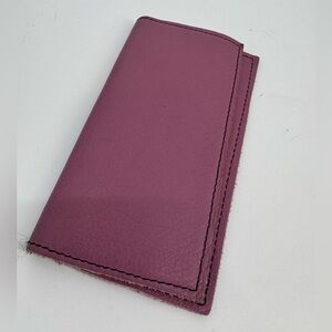 Mulberry Purple Leather Wallet